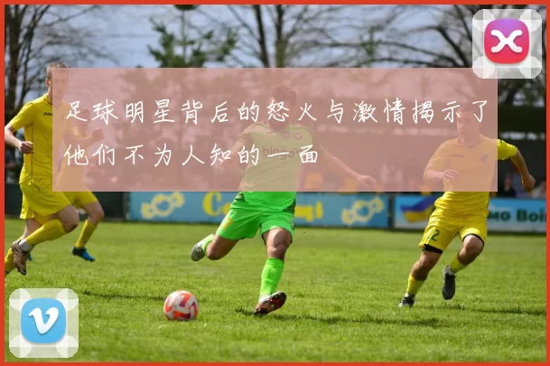 足球明星背后的怒火与激情揭示了他们不为人知的一面